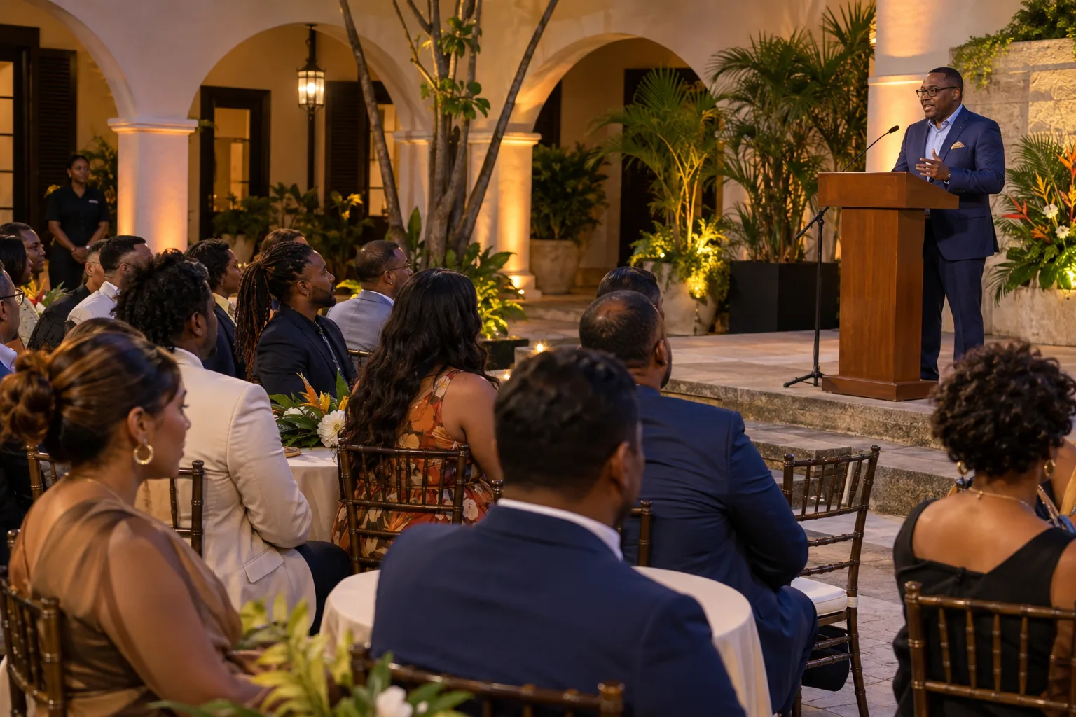 Illustrative photo of a Belizean business event