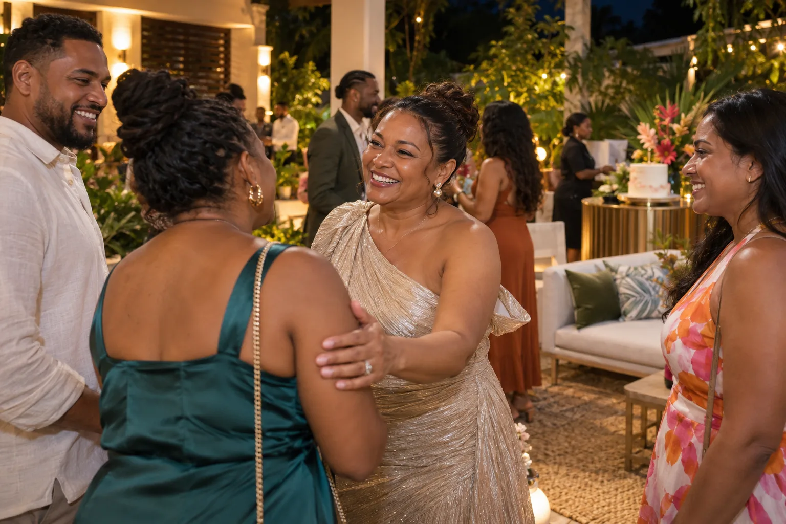 Illustrative photo of guests arriving at a planned celebration