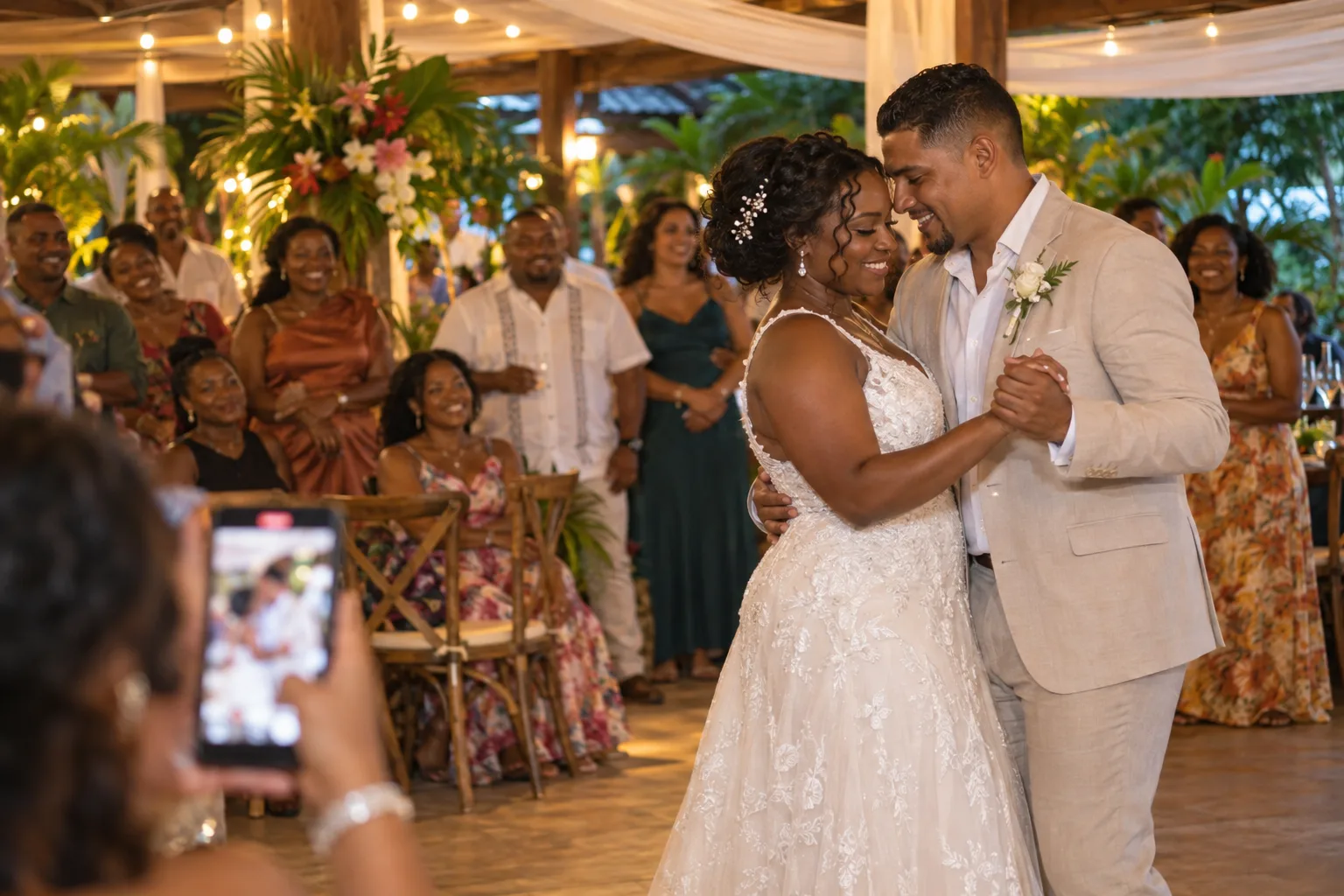 Illustrative photo of a Belizean wedding celebration